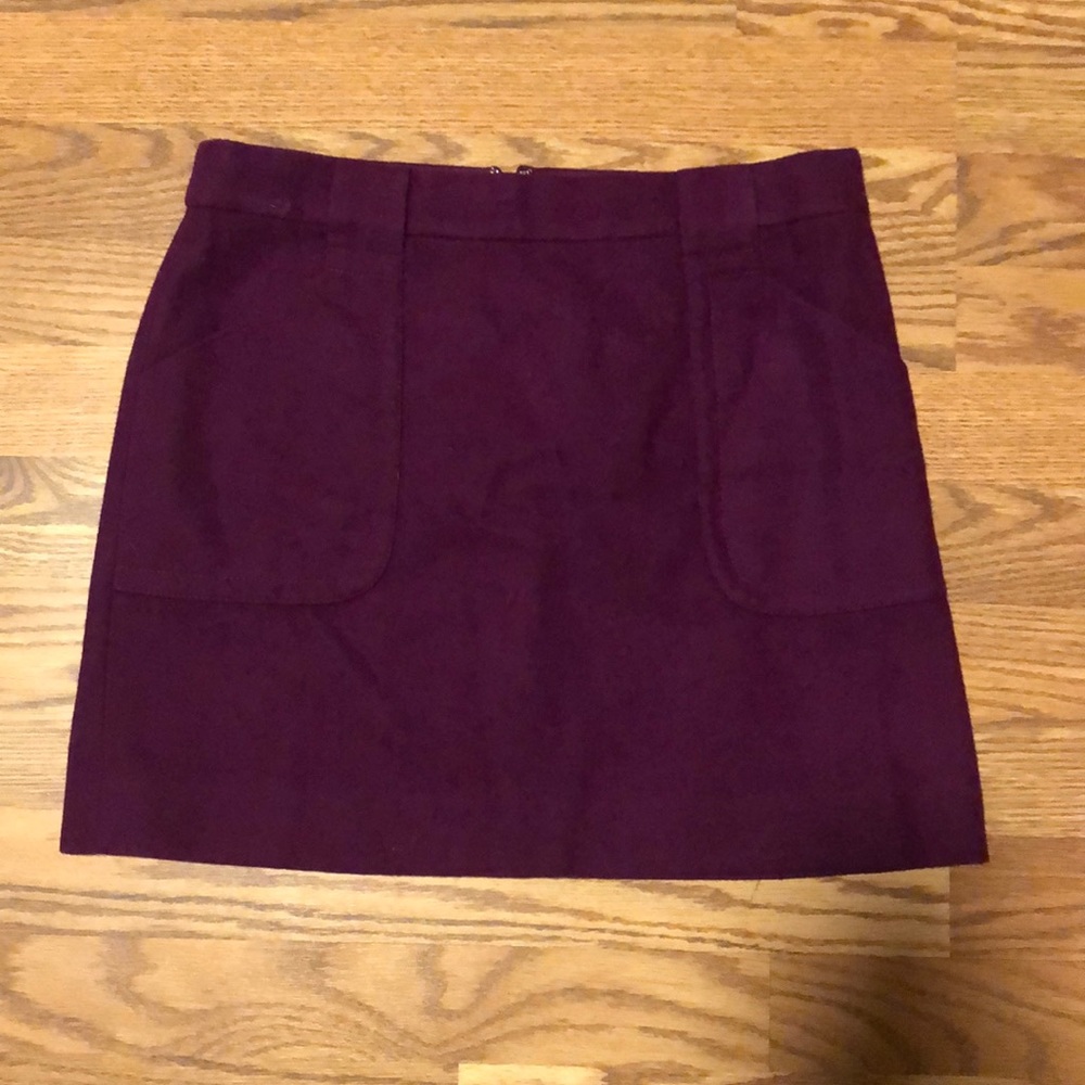 magenta mini skirt